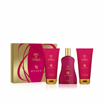 Women's Perfume Set Aire Sevilla EDT Queen 3 Pieces