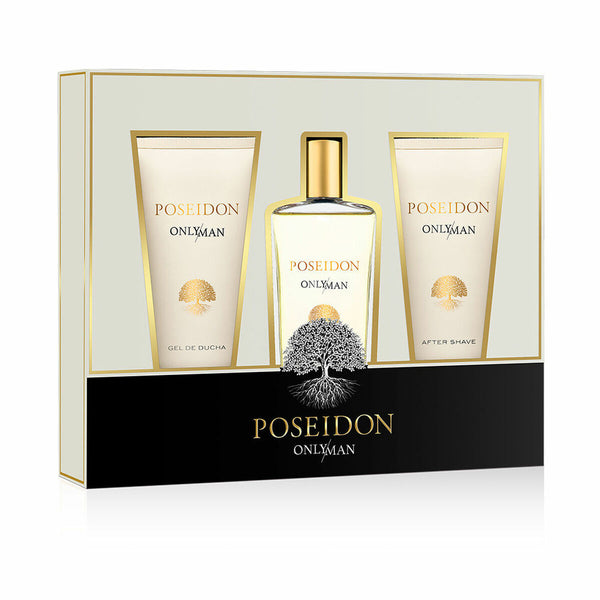 Men's Perfume Set Poseidon EDT Only Man 3 Pieces