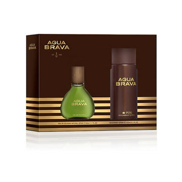 "Puig Agua Brava Eau De Cologne Spray 100ml Set 2 Parti"