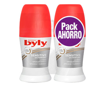 "Byly Sensitive Deodorante Roll On 2x50ml"