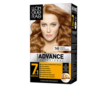 "Llongueras Color Advance Hair Colour 7,43 Cobrizo Medio Dorado"