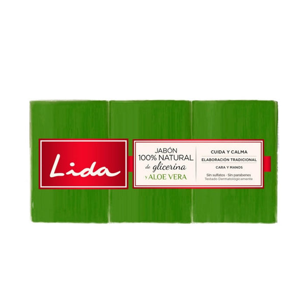 "Lida Glycerin Natural Soap 3x175g"