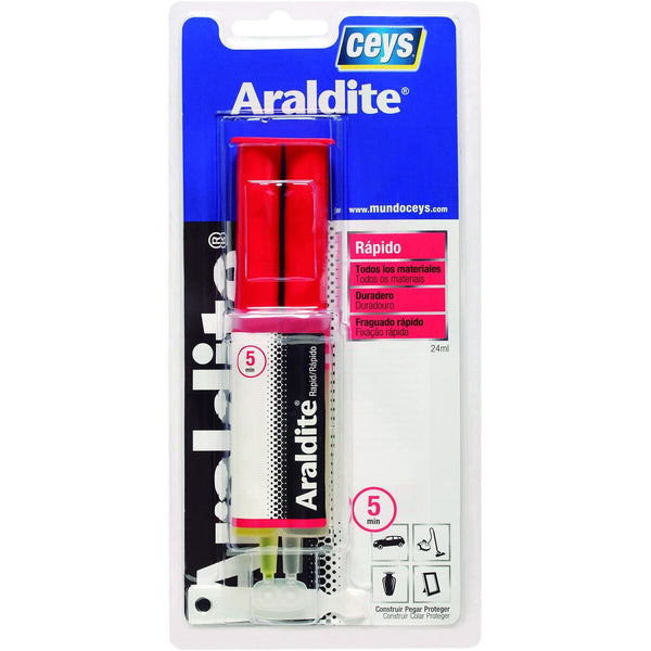 Instant Adhesive Ceys Araldite 510205 Fast 24 ml 2 Pieces