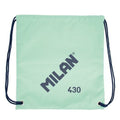 Backpack with Strings Milan Since 1918 Green 42 x 34 x 0,7 cm