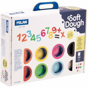 Modelliermasse Milan Soft Dough Lots of Numvers Bunt