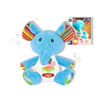 Musical Plush Toy Reig Elephant 15 cm