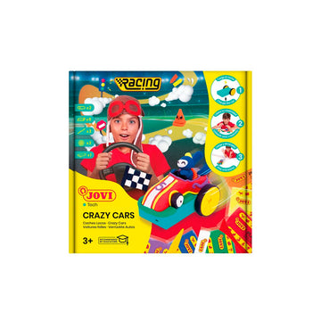 Modelling Clay Game Jovi Crazy Cars Racing Multicolour (1 Piece)