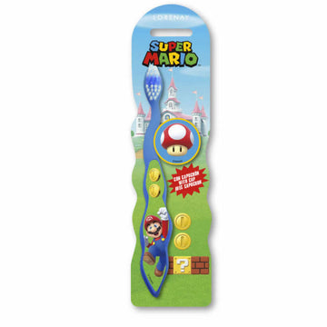 "Cartoon Super Mario Toothbrush With Cap"