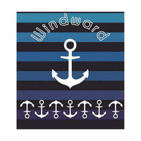 Beach Towel Secaneta Windward Anchor Jacquard 150 x 175 cm