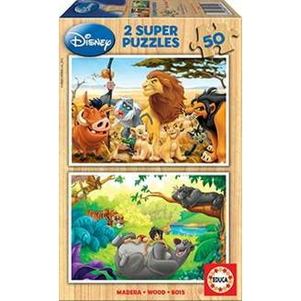 Puzzle Educa DISNEY 100 Pieces (2x50 cm)