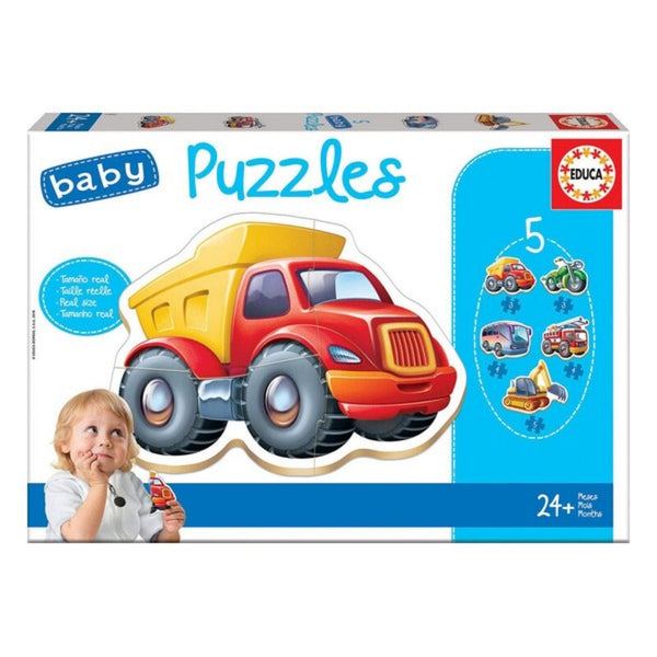 5-Puzzle Set Baby Educa Cars