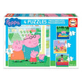 4-Puzzle Set Peppa Pig Educa