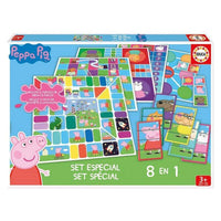 Board game Peppa Pig 8in1 Educa (ES-FR)