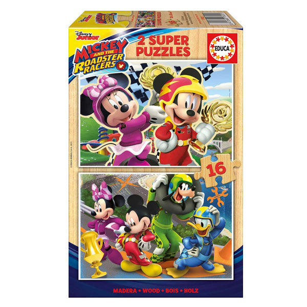 Puzzle Mickey and the Roadster Racers Educa (16 pcs)