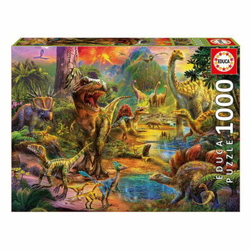Puzzle Dinosaur Land Educa 17655 500 Pieces 1000 Pieces 68 x 48 cm