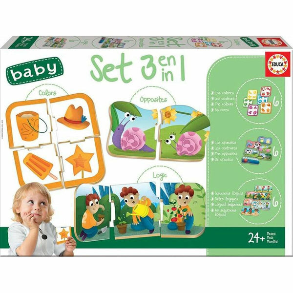 Puzzle Educa 3-in-1 Multicolour