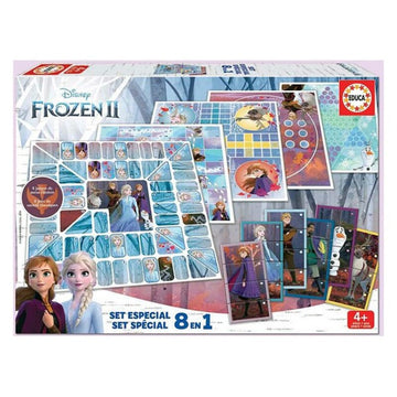 Board game 8 in 1 Frozen Educa (ES)