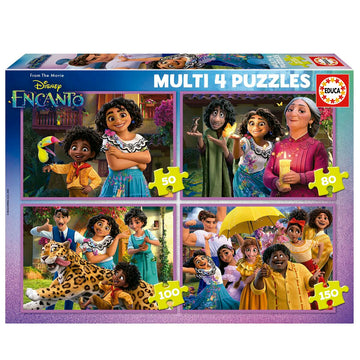 Komplet 4 puzzle sestavljank Educa Disney