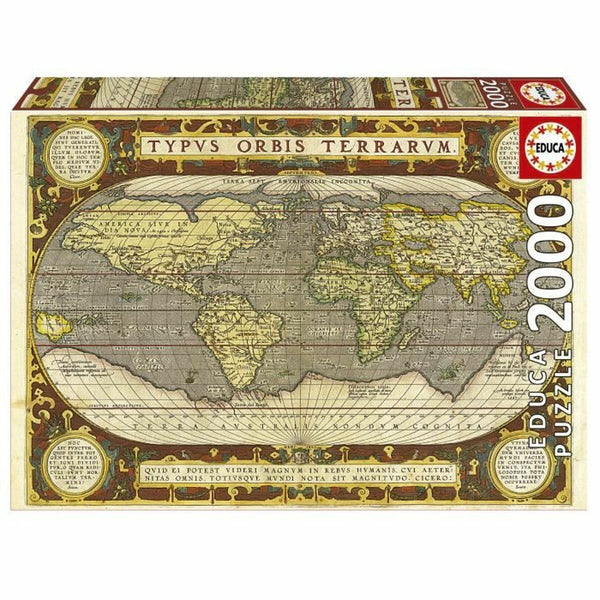 Puzzle Educa 2000 Pieces Map