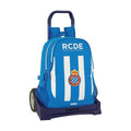 School Rucksack with Wheels Evolution RCD Espanyol Blue White