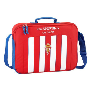 Briefcase Real Sporting de Gijón White Red (6 L)