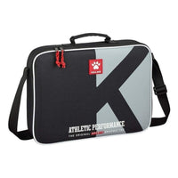 School Satchel Kelme Athletic Black Grey (38 x 28 x 6 cm)