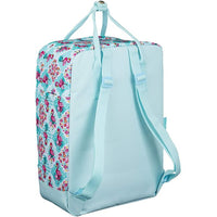 Rucksack with Upper Handle and Compartments Moos Flamingo Turquoise