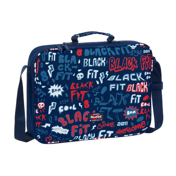 Briefcase BlackFit8 Letters Navy Blue (6 L)
