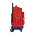 School Rucksack with Wheels Compact Atlético Madrid 20/21 Blue White Red