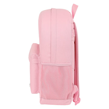 School Bag Smiley Iris Pink 32 x 43 x 14 cm