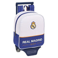 School Rucksack with Wheels Real Madrid C.F. Blue White
