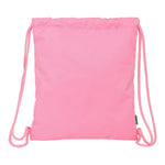 Backpack with Strings Benetton Flamingo pink Pink (35 x 40 x 1 cm)