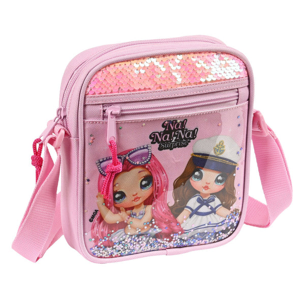 Borsa a Tracolla Na!Na!Na! Surprise Sparkles Rosa (16 x 18 x 4 cm)