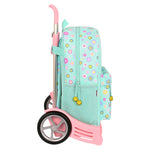 Trolley per la Scuola Smiley Summer fun Turchese (32 x 43 x 14 cm)