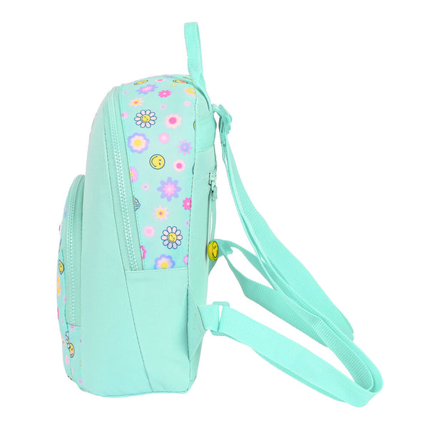 Child bag Smiley Summer fun Mini Turquoise (25 x 30 x 13 cm)