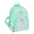 Child bag Smiley Summer fun Mini Turquoise (25 x 30 x 13 cm)