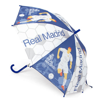 Automatic Umbrella Real Madrid C.F. Blue White (Ø 84 cm)