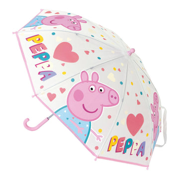 Ombrelli Peppa Pig Having fun Rosa chiaro (Ø 80 cm)
