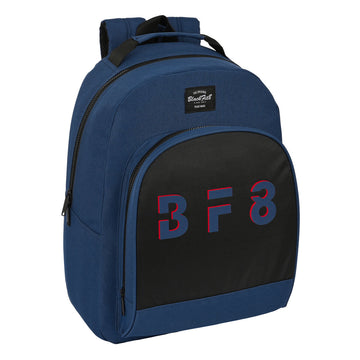 School Bag BlackFit8 Urban Black Navy Blue (32 x 42 x 15 cm)