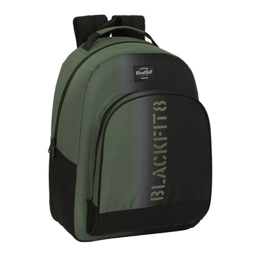 School Bag BlackFit8 Gradient Black Military green (32 x 42 x 15 cm)