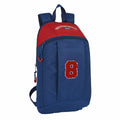 Child bag Safta University Mini Red Navy Blue (22 x 39 x 10 cm)