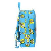 Zaino Scuola Minions Minionstatic Azzurro (22 x 27 x 10 cm)