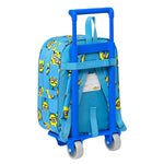 Cartable à roulettes Minions Minionstatic Bleu (22 x 28 x 10 cm)