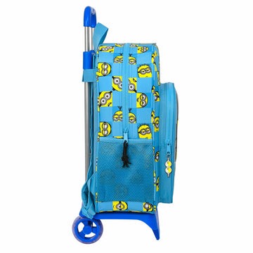 Trolley per la Scuola Minions Minionstatic Azzurro (33 x 42 x 14 cm)