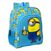 Zaino Scuola Minions Minionstatic Azzurro (32 x 38 x 12 cm)