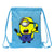 Zainetto con Cordini Minions Minionstatic Azzurro (26 x 34 x 1 cm)