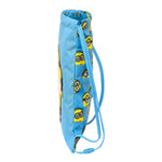 Rucksacktasche mit Bändern Minions Minionstatic Blau (26 x 34 x 1 cm)