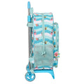 Trolley per la Scuola Spongebob Stay positive Azzurro Bianco (33 x 42 x 14 cm)