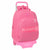 School Rucksack with Wheels BlackFit8 Glow up Pink (32 x 42 x 15 cm)