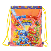 Backpack with Strings SuperThings Guardians of Kazoom Purple Yellow (26 x 34 x 1 cm)